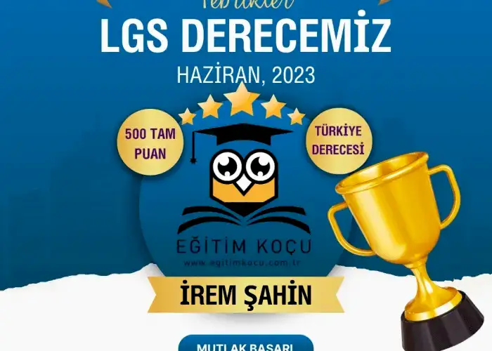 İrem ŞAHİN 500 Tam Puan